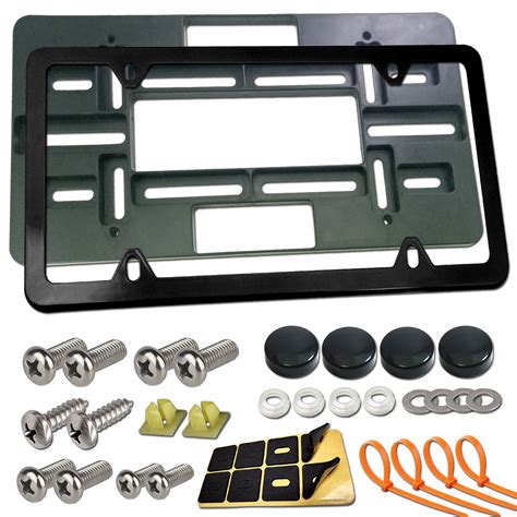 front license plate bracket plastic vs metal|where to buy license plate frames.